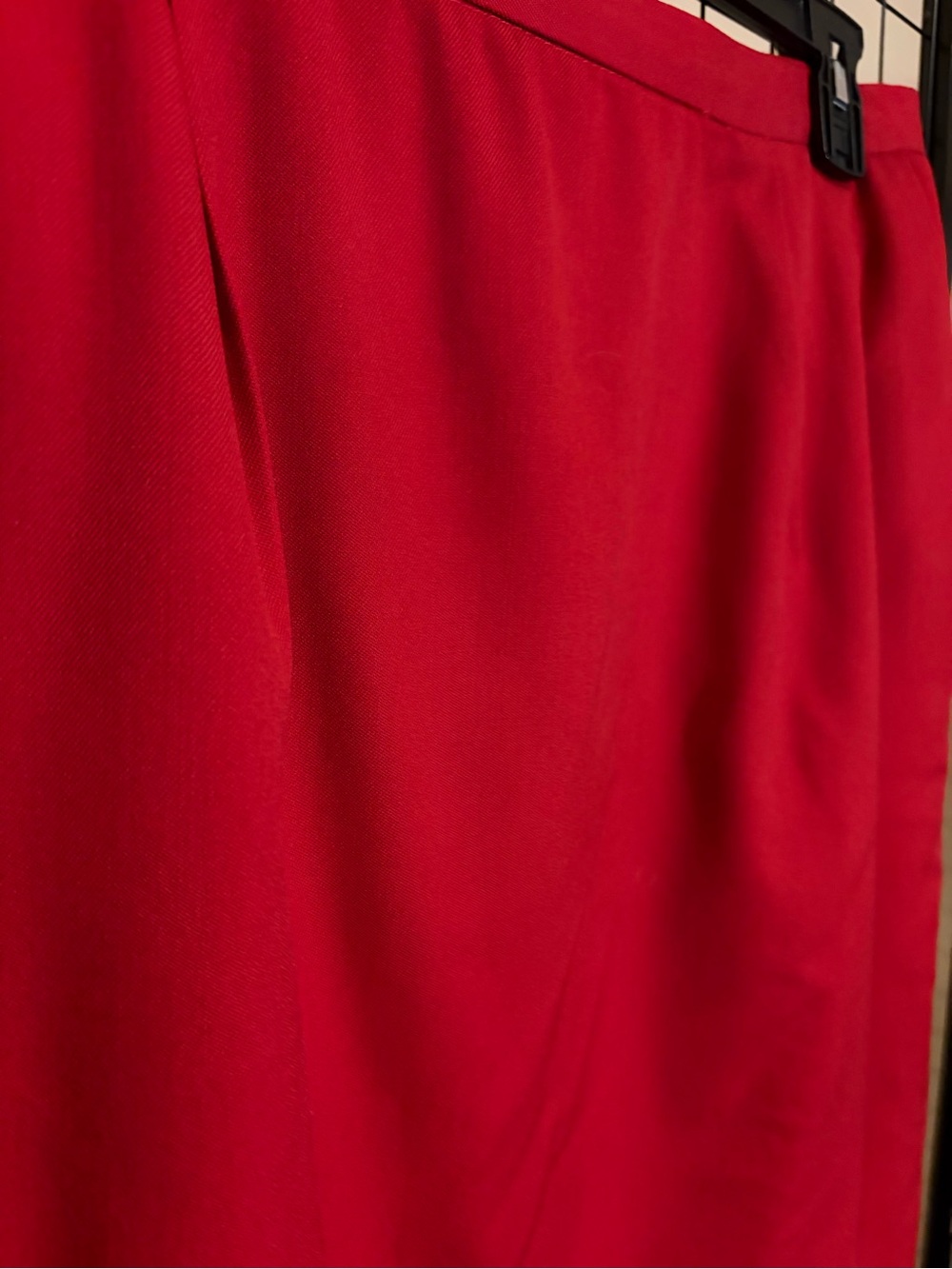 Pendleton Wool Red Pencil Skirt